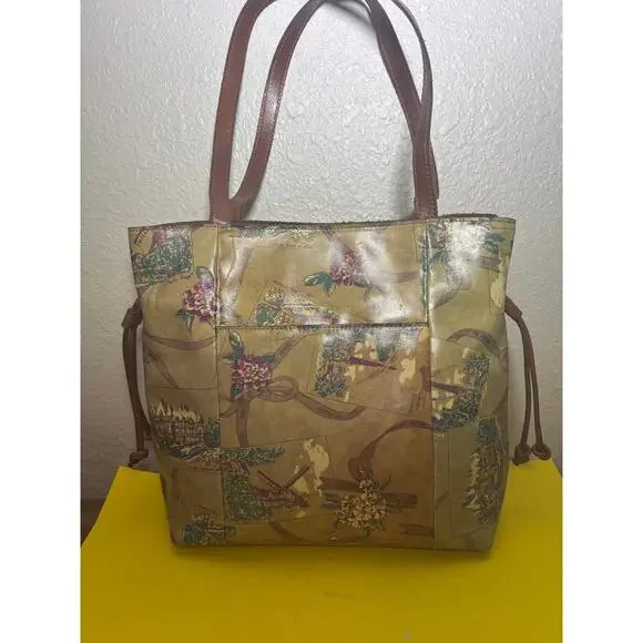 Patricia Nash Everton Tote Large Bag Shoulder Bag My European Trip Romance Bag - Picture 6 of 11
